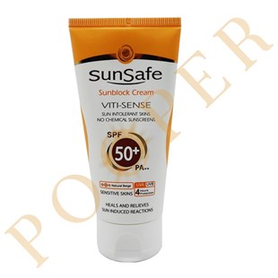 ضد آفتاب فاقد جاذبه شیمیایی سان سیف SPF50