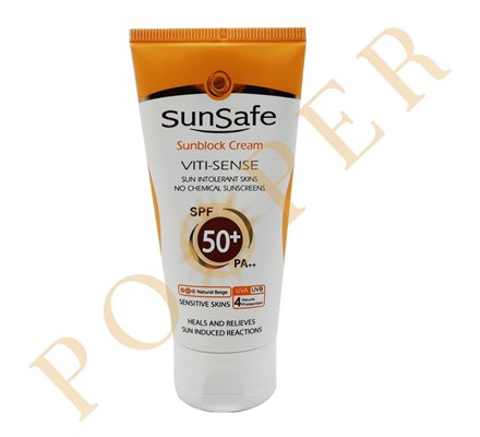 ضد آفتاب فاقد جاذبه شیمیایی سان سیف SPF50