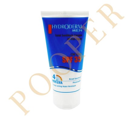 ضدآفتاب فاقد چربی هیدرودرم مناسب آقایان spf35