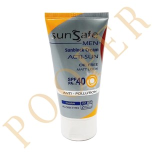 ضدآفتاب سان سیف مناسب برای آقایان spf40