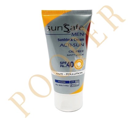 ضدآفتاب سان سیف مناسب برای آقایان spf40